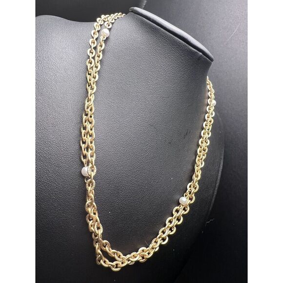 Lia Sophia Pearl Station Necklace - Picture 4 of 6